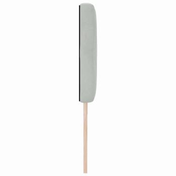 LED Kopfteil mit Kristallknopf - Hellgrau - 90 cm - Samt