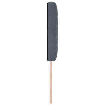 LED Kopfteil mit Kristallknopf-Steppung Dunkelgrau 90 cm Samt