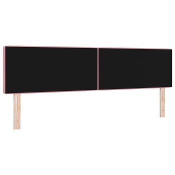 LED Kopfteil mit Kristallknopf-Bespanntheit Rosa 90 cm Samt