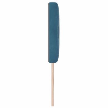 LED Kopfteil Kristallknopf Gepolstert Dunkelblau 100 cm Samt