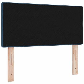 LED Kopfteil mit Knopfheftung Blau 80 cm Stoff