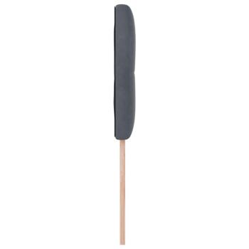 LED Kopfteil mit Knopfheftung Dunkelgrau 80 cm Samt