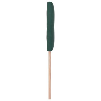 LED Kopfteil mit Knopfheftung Dunkelgrün 80 cm Samt