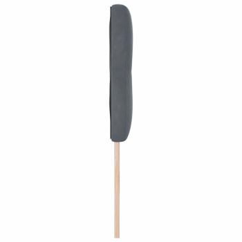 LED Kopfteil mit Knopfheftung Dunkelgrau 80 cm Samt