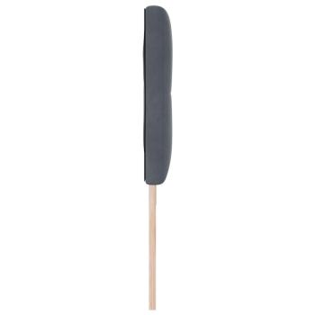 LED Kopfteil mit Knopfheftung Dunkelgrau 90 cm Samt