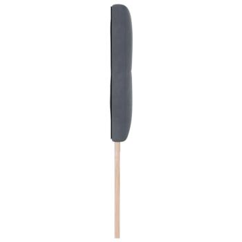 LED Kopfteil mit LED-Lichtleisten Grau 200 cm Samt