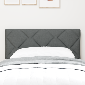 LED Kopfteil Grau 80 cm Stoff