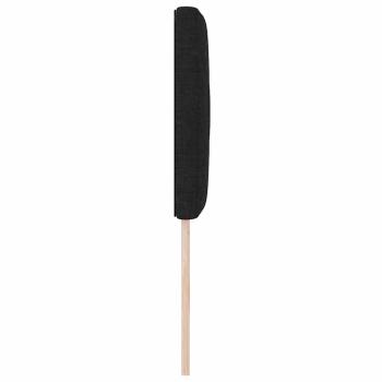 LED Kopfteil Rautenmuster Schwarz 80 cm Stoff