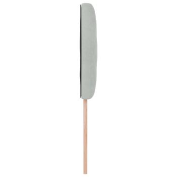 LED Kopfteil Diamantblöcke Design Hellgrau 90 cm Velours