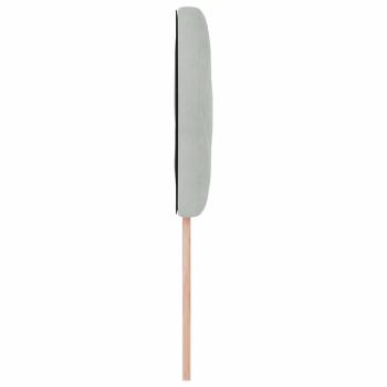 LED Kopfteil Diamantblöcke Design Hellgrau 90 cm Velours