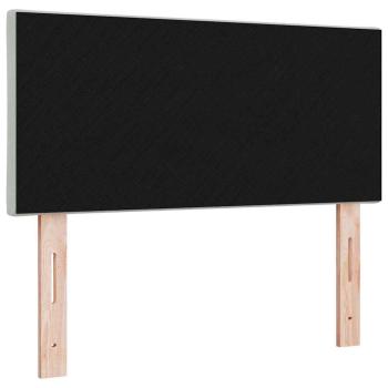 LED Kopfteil Diamantblöcke Design Hellgrau 90 cm Velours