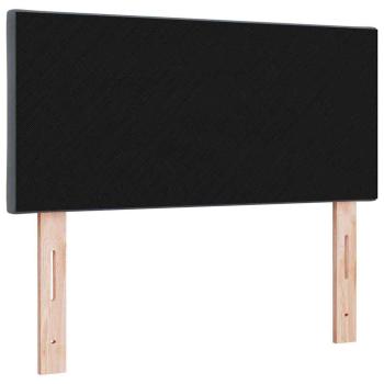 LED Kopfteil mit Diamantblock Design Dunkelgrau 90 cm Samt