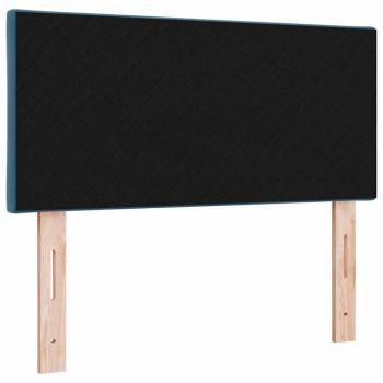 LED Kopfteil Diamond Blocks Design Dunkelblau 90 cm Samt