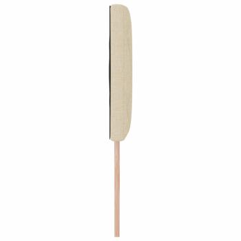 LED Kopfteil Rautenmuster Creme 160 cm Stoff