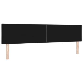 LED Kopfteil Rautenmuster Dunkelgrau 200 cm Stoff