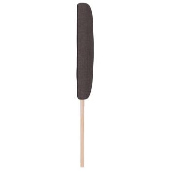 LED Kopfteil Rautenmuster Dunkelbraun 200 cm Stoff