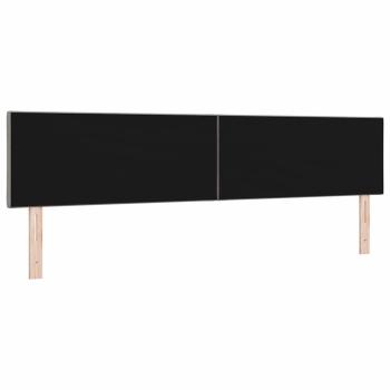 LED Kopfteil Rautenmuster Taupe 200 cm Stoff