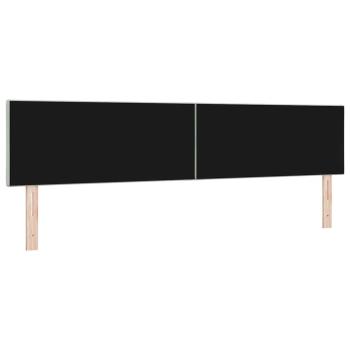 LED Kopfteil Diamantblocks Design Hellgrau 200 cm Velvet