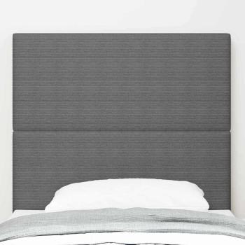 LED Kopfteil Hellgrau 80 cm Cordstoff