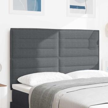 LED Kopfteil Dunkelgrau 72 cm Cordstoff