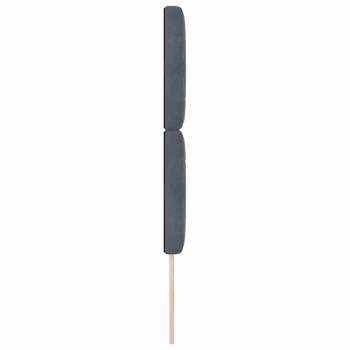 LED Kopfteil Dunkelgrau 80 cm Samt