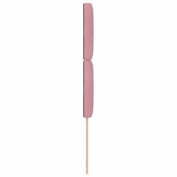 LED Kopfteil Rosa 100 cm Samt