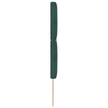 LED Kopfteil Dunkelgrün 90 cm Samt