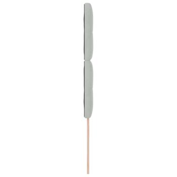 LED Kopfteil Hellgrau 90 cm Samt