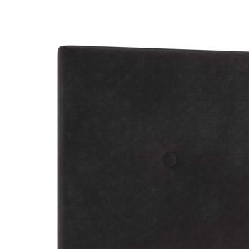 LED Kopfteil Schwarz 80 cm Samt