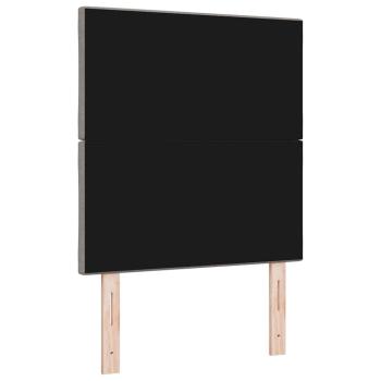 LED Kopfteil Rautenmuster Taupe 80 cm Stoff