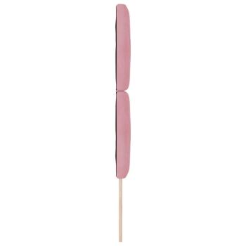 LED Kopfteil Diamantblock Design Rosa 80 cm Velours