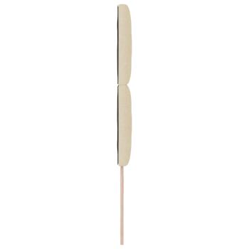 LED Kopfteil Rautenmuster Creme 90 cm Stoff