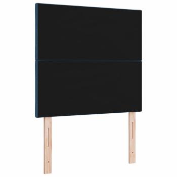 LED Kopfteil Blau 100 cm Stoff