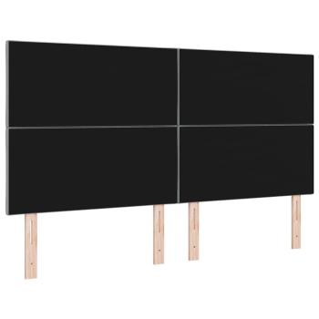 LED Kopfteil Rautenmuster Hellgrau 180 cm Stoff