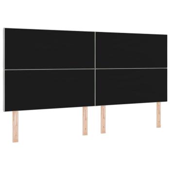 LED Kopfteil Diamantblock Design Hellgrau 200 cm Samt