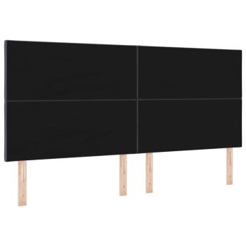 LED Kopfteil Diamantblock Design Dunkelgrau 200 cm Velvet