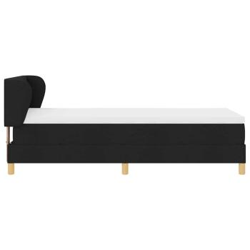 Boxspringbett mit Matratze Schwarz 90x190 cm Stoff
