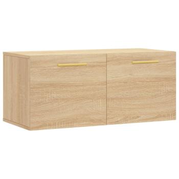 Wandschrank Sonoma-Eiche 80x36,5x35 cm Holzwerkstoff