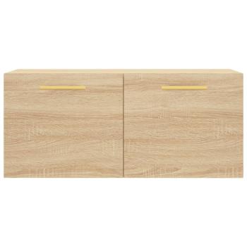 Wandschrank Sonoma-Eiche 80x36,5x35 cm Holzwerkstoff