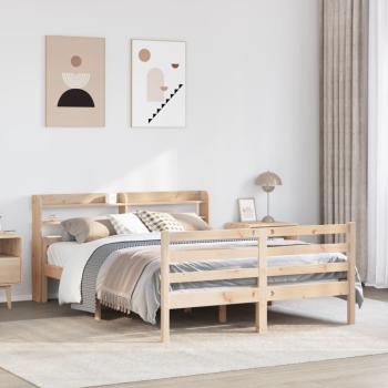 ARDEBO.de - Bettgestell mit Kopfteil ohne Matratze 160x200 cm