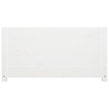 Tagesbett ohne Matratze Weiß 75x190 cm Massivholz Kiefer