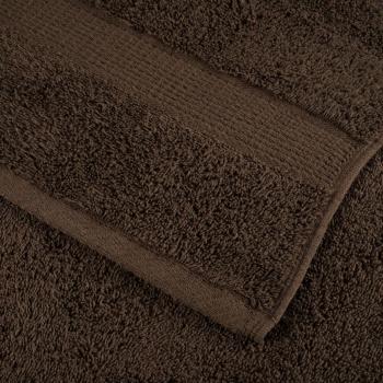 Premium-Gästetücher SOLUND 2 Stk. Braun 30x50 cm 600 g/m²