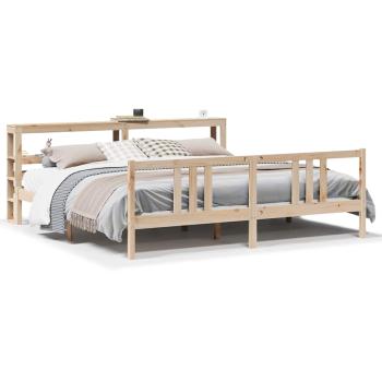 Bettgestell mit Kopfteil ohne Matratze 200x200 cm