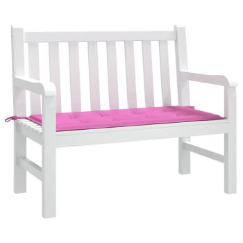 Gartenbankkissen Rosa 120x50x4 cm Oxford-Stoff