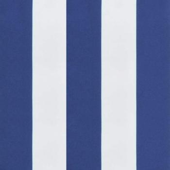 Gartenbank-Auflage Blau Weiß Gestreift 180x50x4cm Oxford-Gewebe