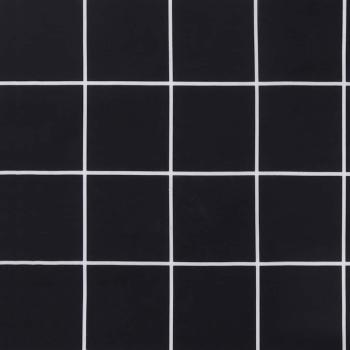 Gartenbank-Auflage Schwarz Karomuster 180x50x4 cm Oxford-Gewebe