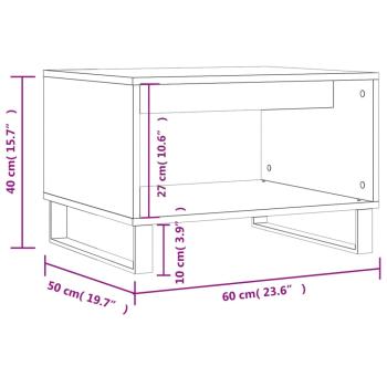 Couchtisch Sonoma-Eiche 60x50x40 cm Holzwerkstoff