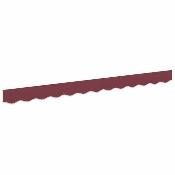 Markisenvolant für 2,5 m Rahmen Burgunderrot 2,3x0,2 m