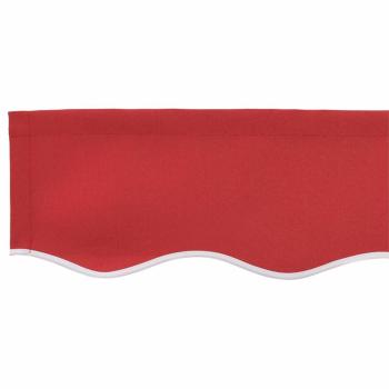 Markisenvolant für 3 m Rahmen Rot 2,8x0,2 m