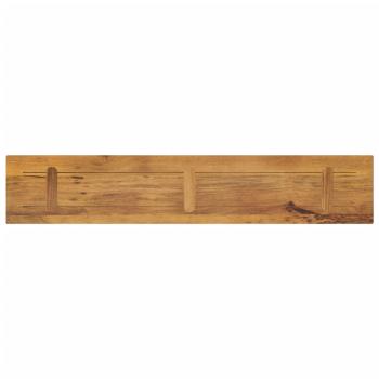 Tischplatte 140x40x2,5 cm Rechteckig Massivholz Mango
